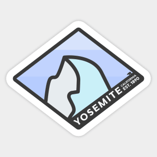 Yosemite park 3 Sticker